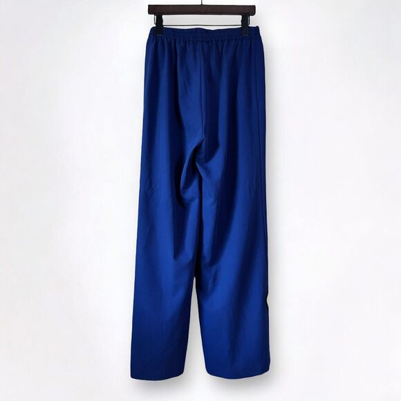 Julia Allert High Waist Wide Leg Blue Pull On Trouser Pants Women's Size XL - Picture 3 of 7